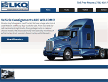 Tablet Screenshot of lkqgeorgiatrucks.com